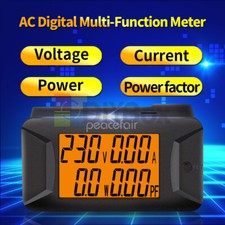 AC 40-400V 100A Digital Voltage Ampere Panel Meter 220V 110V Ammeter Voltmeter