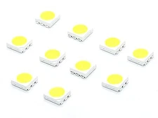 100 x SMD LED 5050 Chip single cold HIGHPOWER white SMD white Diode white