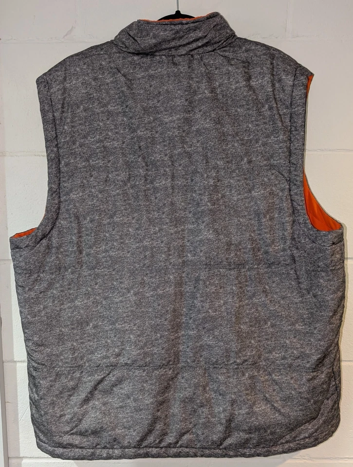 NFL Denver Broncos Vest XL Reversible Orange/Gray - Image 4 of 4
