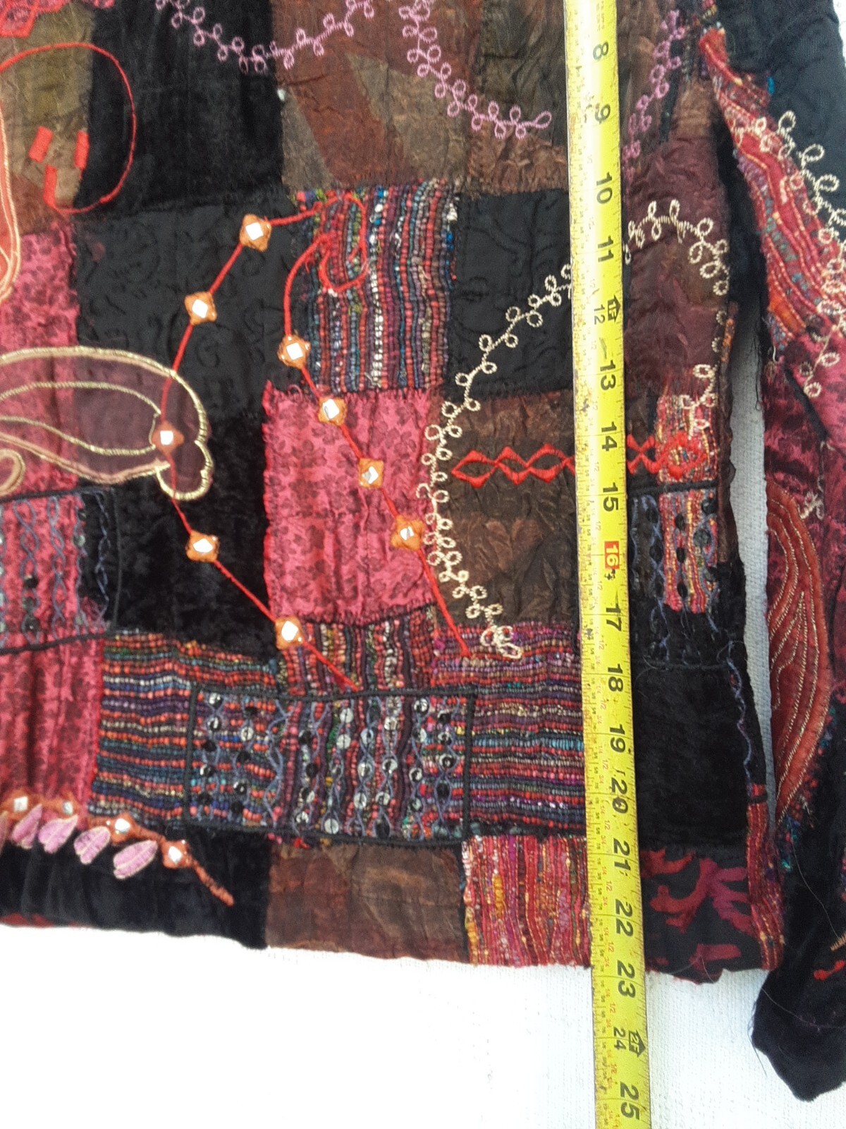 Chicos Design Boho, Tapestry, Patchwork Embroider… - image 12