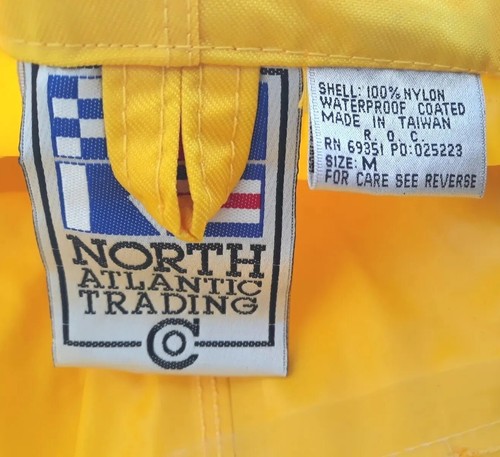 Mono North Atlantic Trading Waders Impermeable Hombre Medio Amarillo Seguridad Trabajo - Imagen 15 de 17