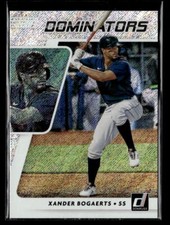 Xander Bogaerts - 2021 Panini Donruss Dominators Rapture #DOM13 Boston Red Sox