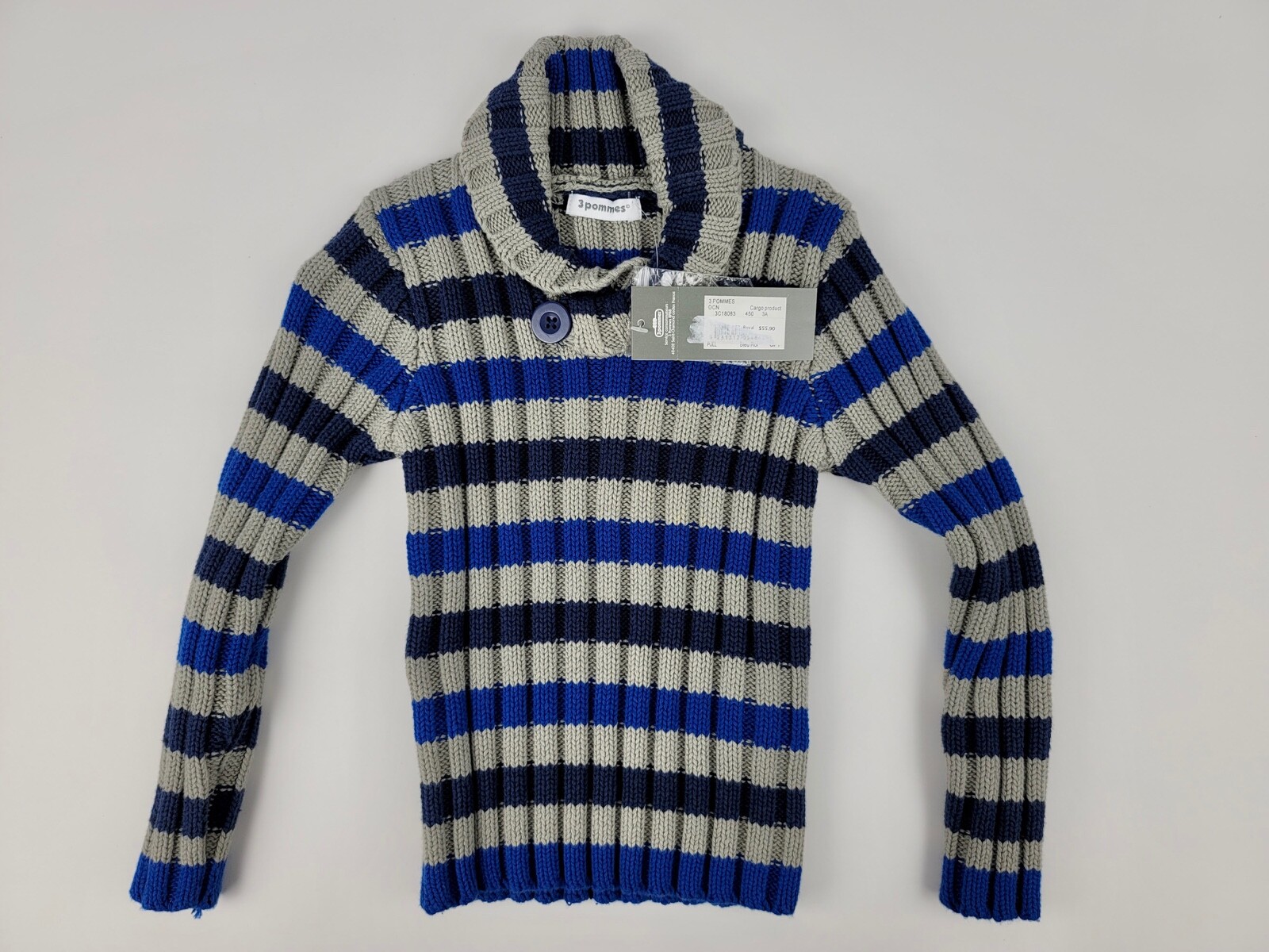 royal blue mock neck sweater