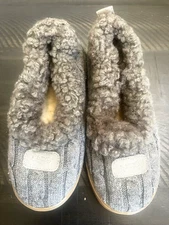 UGG Australia Rylan Knit Women Gray Sheepskin Slipper Shoes #3314 Sz 7 EUC, $120