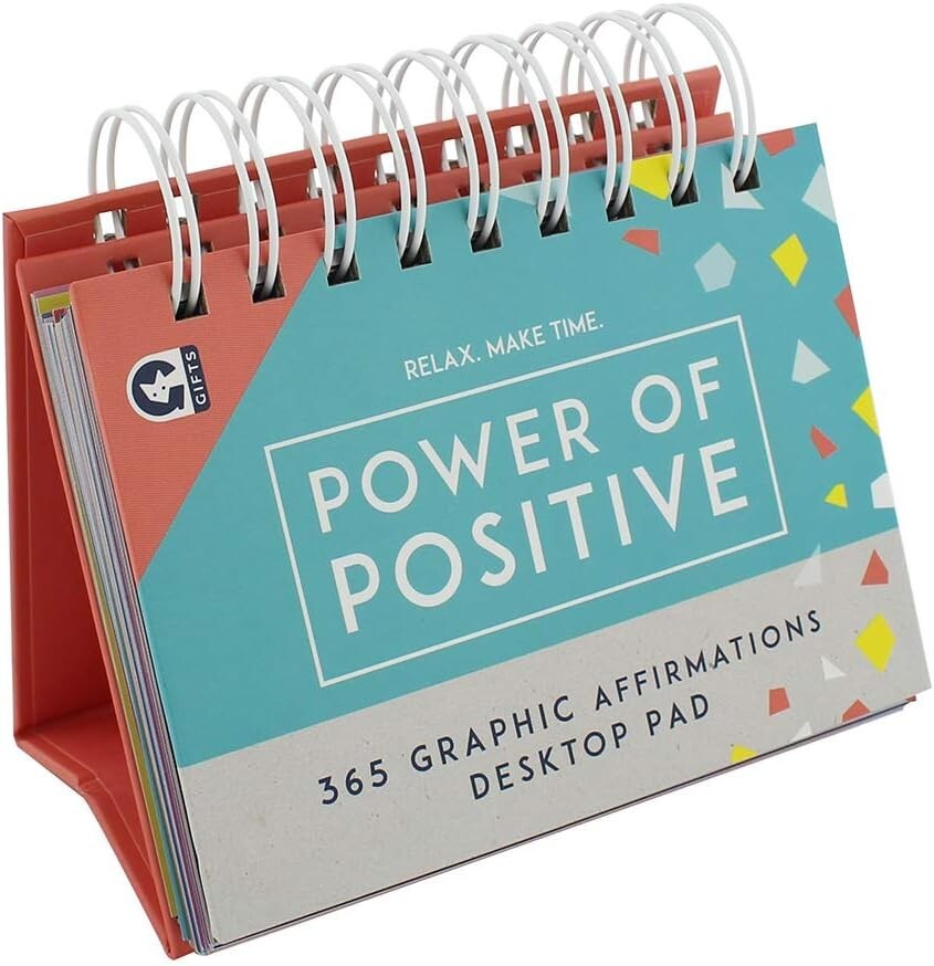 365 Days of Positive Affirmations Quotes | Flip Desk Pad | Inspirational Gift