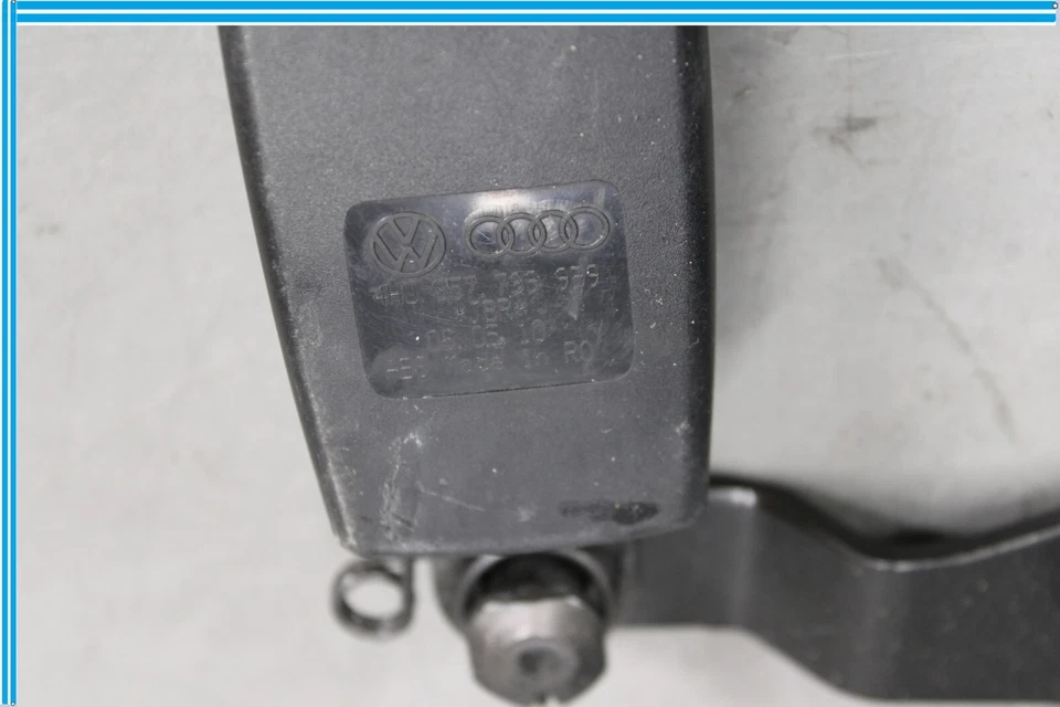 Cinturón de seguridad trasero izquierdo del lado del conductor 11-18 Audi A8 Quattro hebilla OEM Foto 4 de 4