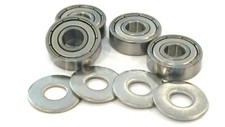 iCandy Strawberry 1 & 2 Front Wheels Bearing & Washer Two Wheel Repair Kit