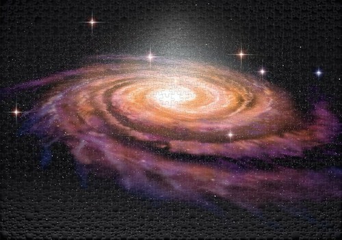 ULMER PUZZLESCHMIEDE "Galaxie" Weltraum 1000 Teile PUZZLE - Bild 2 von 6
