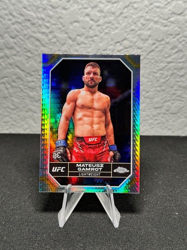 Réfracteur à prisme base UFC chromé 2024 Topps 1 - 200 - COMPLÉTEZ VOTRE SET - PYC - Photo 160/237