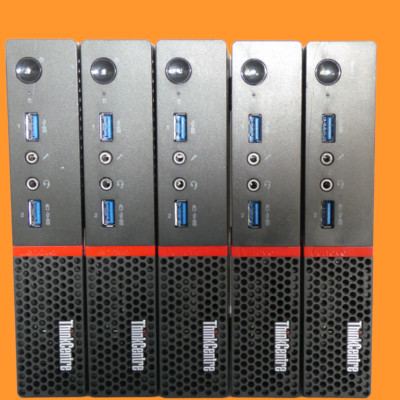 Lot of 5 Lenovo ThinkCentre micro mini PC i7 | 16GB RAM | 512GB SSD ...