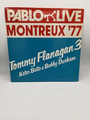 Tommy Flanagan Trio Montreux '77 Pablo Live VINYL LP Promo Keter Betts