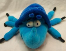 Walt Disney Store Bug's Life BLUE DIM BEETLE 7" BEAN BAG Stuffed Animal Toy