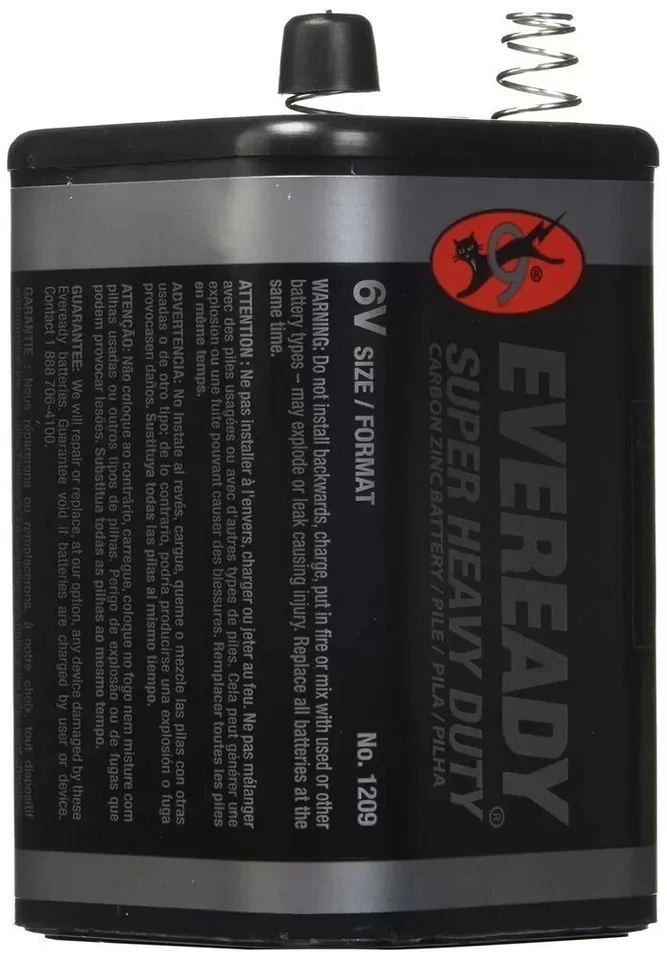 EVEREADY 6V Battery, Super Heavy Duty 6 Volt Battery, 1 Count - Image 2 of 4