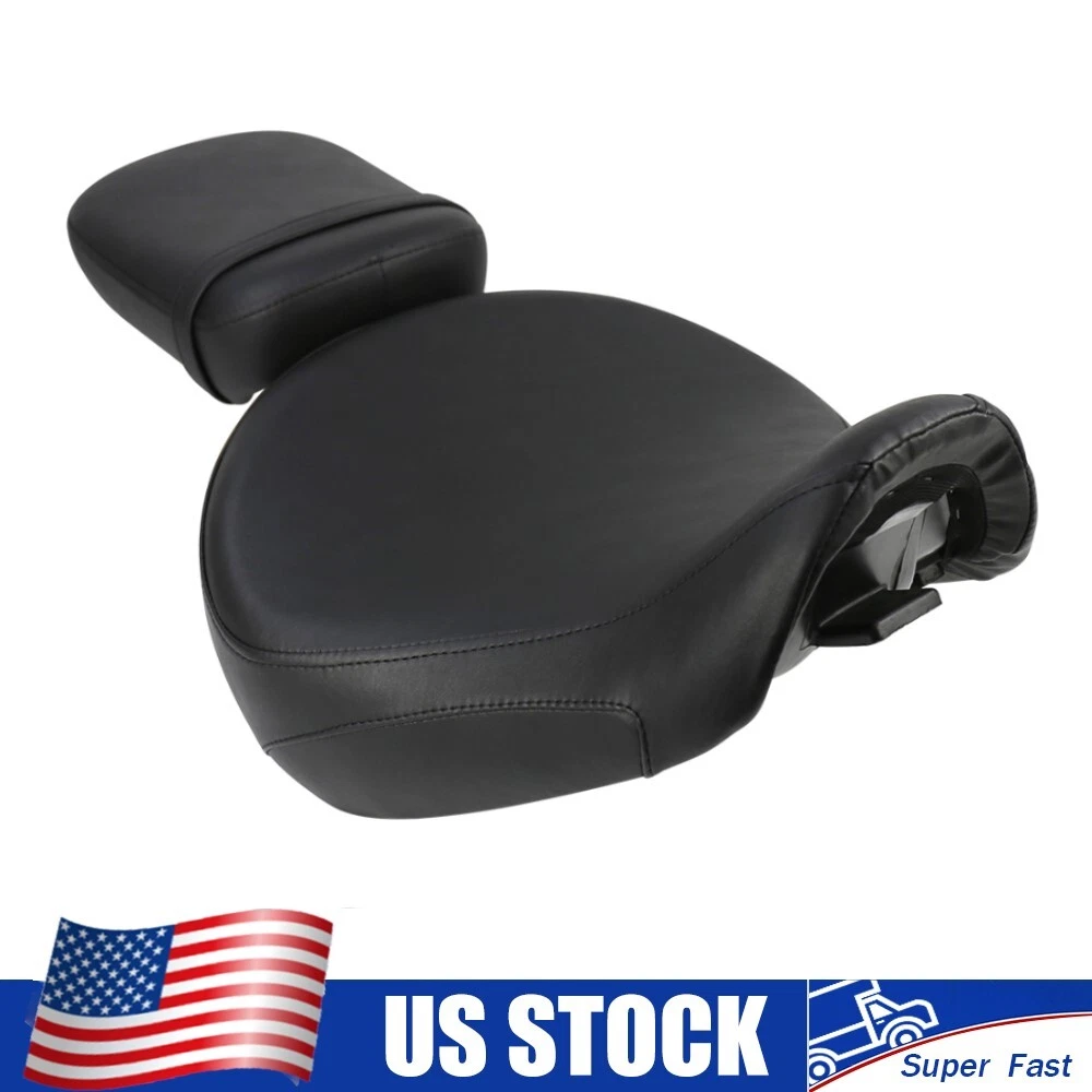 Comfy Black Pillion Passenger Seat For Honda VT750C Shadow Aero (2004-2024) – Direct Fit