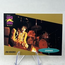 #11 JIMI HENDRIX Super Stars MusiCards Pro Set Trading Card