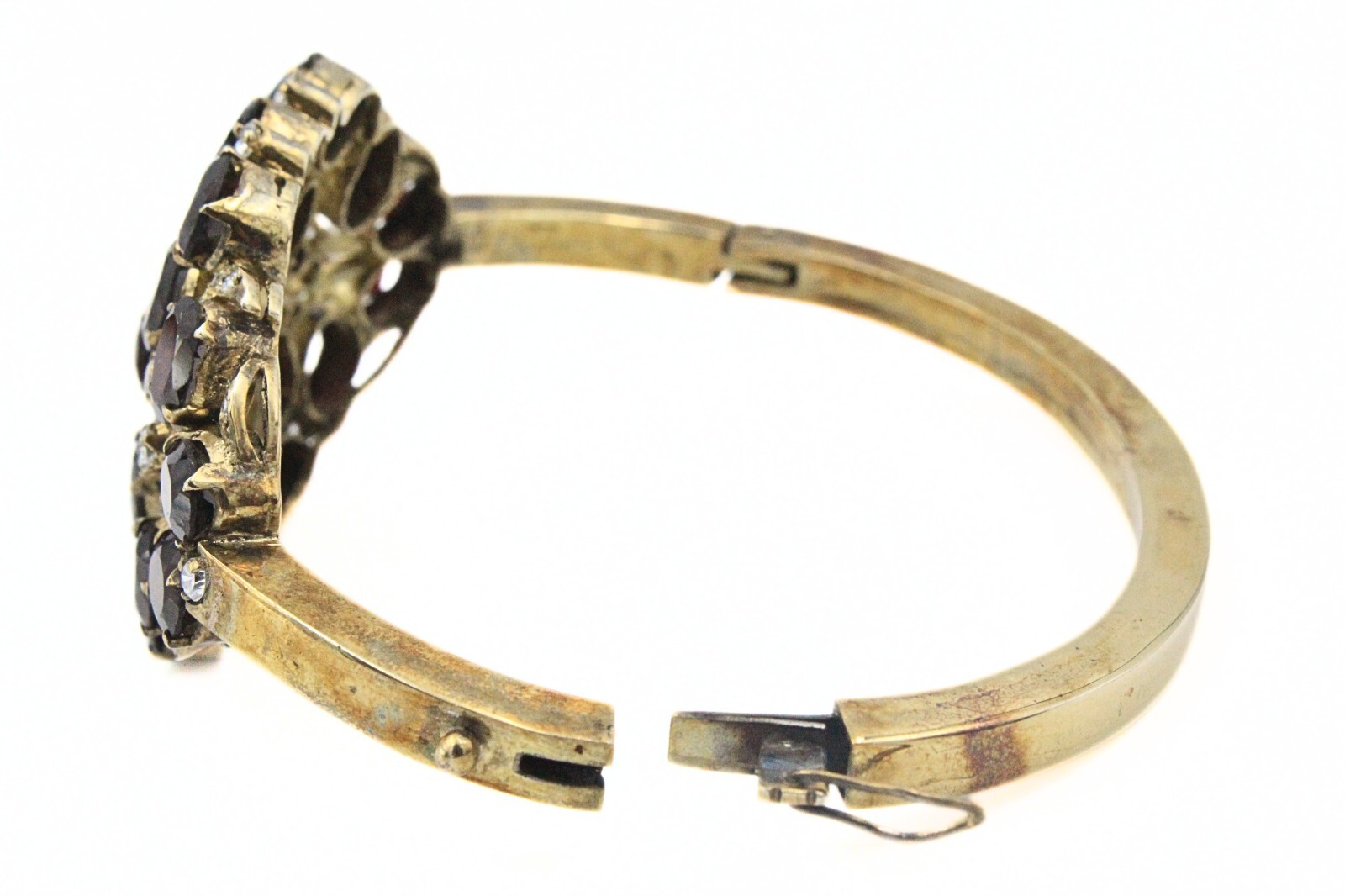 Dramatic Illustrious Sterling Silver Vermeil Garn… - image 6