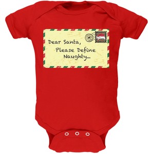 red newborn onesie