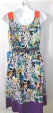 SIMPLY VERA WANG dress size 6 NEW $78 floral summer style (ln56)