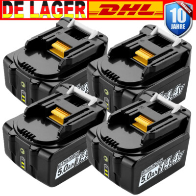 1-4PACK 14.4V BL1430 BL1415 Akku für Makita 14.4 Volt BL1440 BL1450 197615-3 NEU
