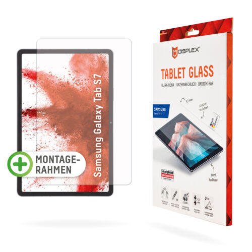 DISPLEX Tablet Glass Samsung Galaxy Tab S7/S8 Displayschutz 9H EASY-ON NEU - Bild 1 von 4