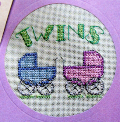 【2児ママ様】オーダーページ Twins New Baby Boy or Girl Card Designs CROSS STITCH PATTERNS | eBay
