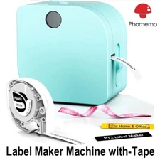Phomemo P12 Label Maker Plastic Labeling Tape Refills Thermal Transfer Label