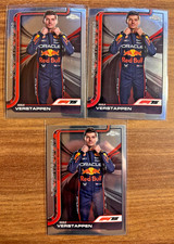 2025 Topps Chrome Formula 1 Max Verstappen Base x3 Red Bull Racing F1 Lot