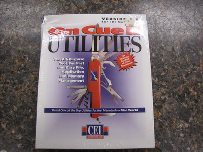NEW SEALED in Plastic -ON CUE II UTILITIES -All Purpose Tool MACINTOSH V.3  HJ43