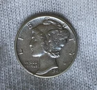 1940 !!Brilliant Uncirculated!!Mercury SILVER Dime Great Details&Color!FREE SHIP