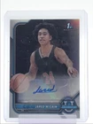 JARED MCCAIN 2021-22 BOWMAN CHROME UNIVERSITY 1ST REFRACTOR AUTO Q0933