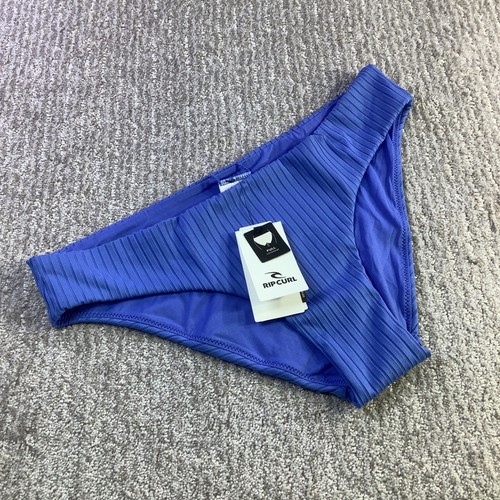 Rip Curl Premium Surf Full Pant Bikini Bottoms Ocean Blue Ribbed Size XL NWT