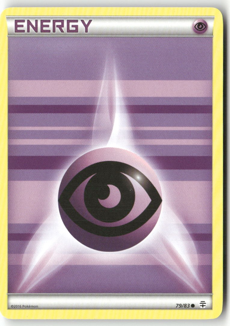 Psychic Energy 79/83 Common Generations Pokemon Lightly Played