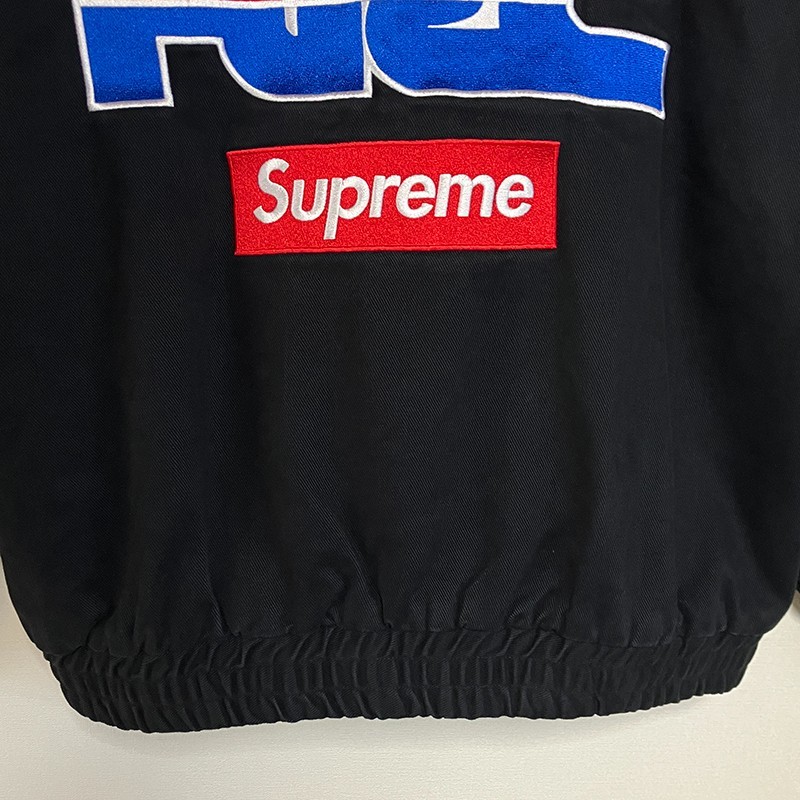 Supreme Honda Fox Racing Puffy Zip Up Jacket Black FW… - Gem