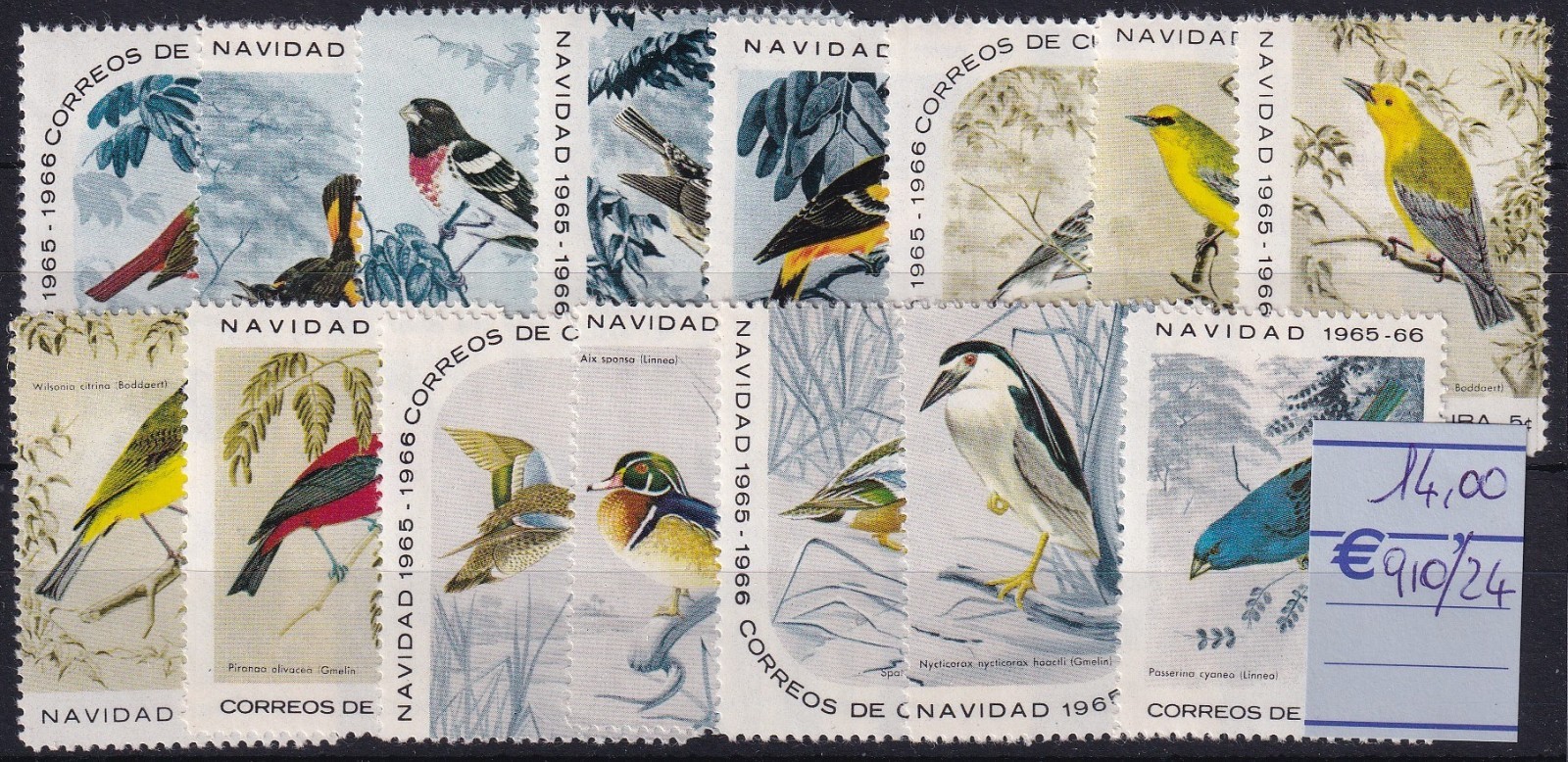 CUBA - 1965 Birds - (8281)