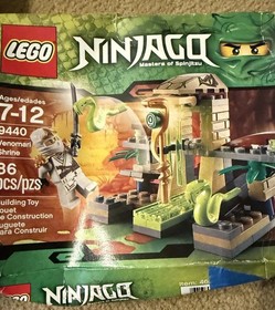 LEGO NINJAGO Sky Shark Lot, 70601 With Minifigures Plus 9440 Venomari Shrine