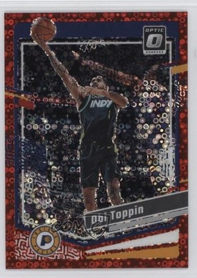2023-24 Panini Donruss Optic Fast Break Red Prizm /75 Obi Toppin #17 1t4l