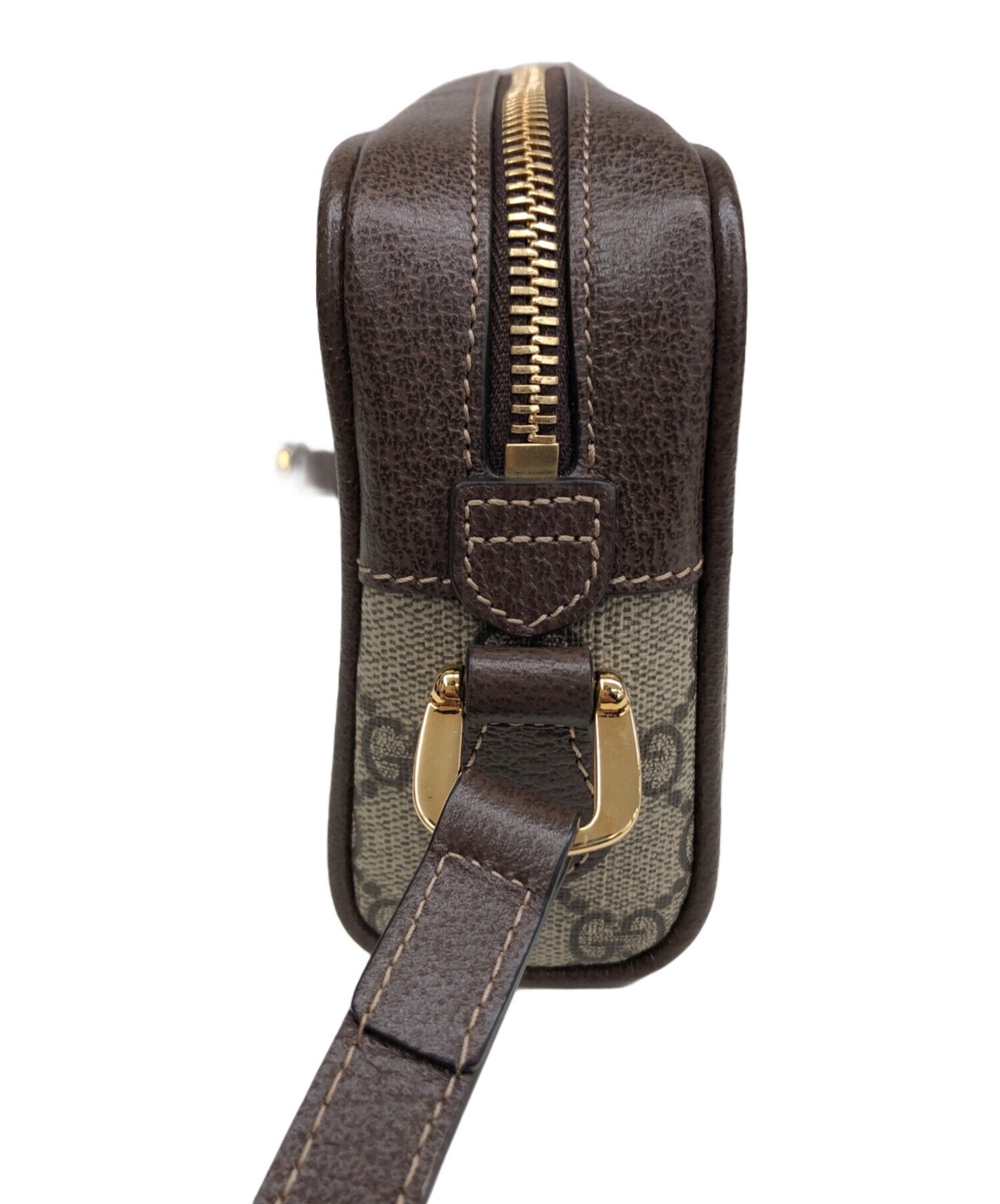 GUCCI GG Supreme Mini Shoulder Bag Brown Canvas Italy 517350 SN2580 thumbnail 17