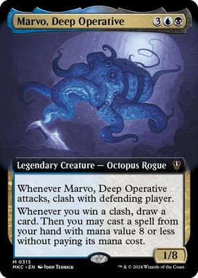MTG Foil - Marvo, Deep Operative (Extended Art) - 315 / NM / English