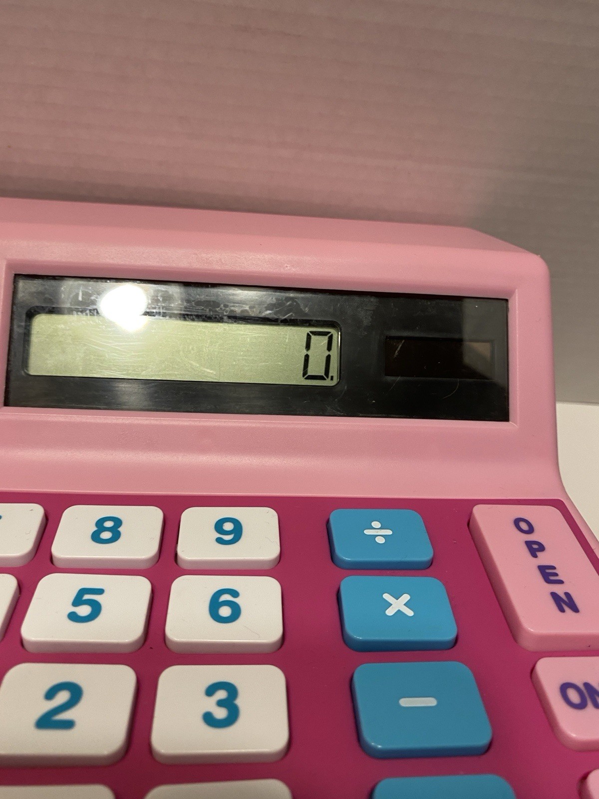 как выглядит Learning Resources Pretend Play Calculator Cash Register Pink INCOMPLETE SET фото