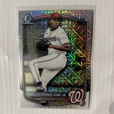 2025 Bowman Draft - Chrome Miguel Sime Jr. #BDC-181 Mojo Refractor (RC)