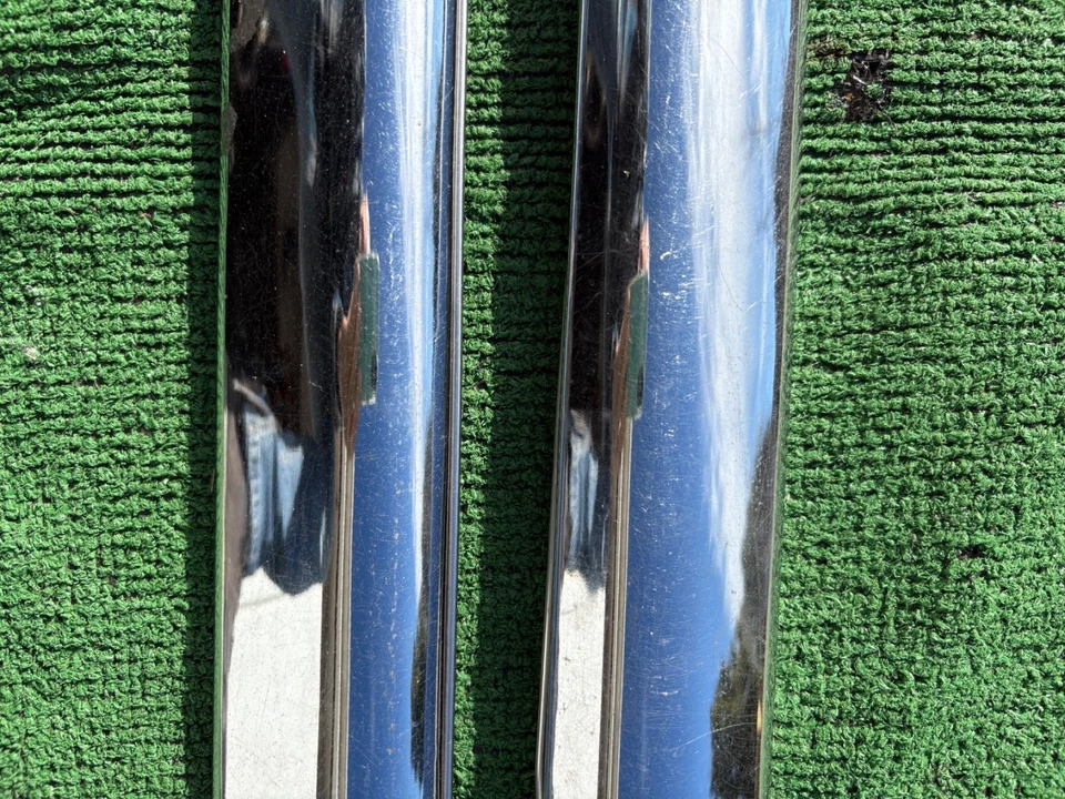 1962 Ford Galaxie 500 XL 2 door hardtop front door top chrome garnish 62 Foto 4 de 4