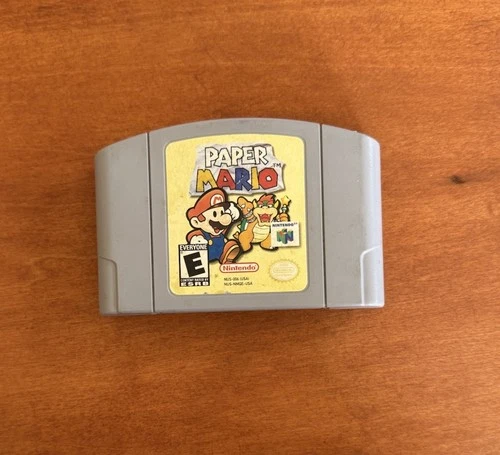 Paper Mario (Nintendo 64, N64) Good Condition Authentic & Tested - Ships Fast