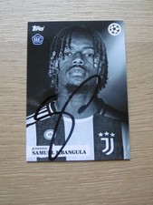 Samuel Mbangula autograph signed trading card Topps Bundesliga "Juventus Turin"