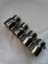 4X BMW F80 M3 , F82 M4 , F87 M2 STAINLESS STEEL EXHAUST TIPS