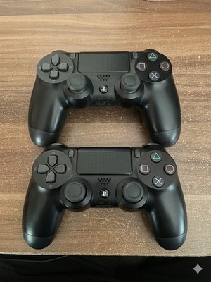 Sony PlayStation 2x DualShock 4 Controller Schwarz für PlayStation 4 Konsole