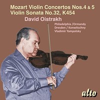 Mozart Violin Concertos Nos. 4 5/Violin Sonata No. 32 K454 - Cd - F600Z