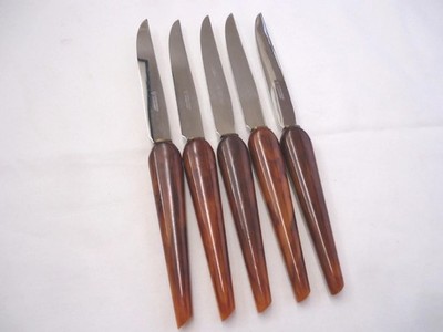 JUSTINUS STAINLESS SOLINGEN GERMANY KNIFE 5-PIECES