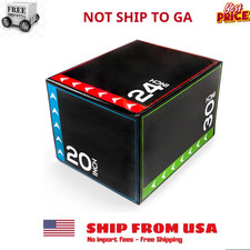 Balancefrom Fitness 16 Pound Versatile 3 in 1 Plyometric Jumping Exercise Box