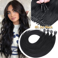 1g Nano Ring Micro Beads Double Drawn Hair Extensions Remy Human Hair 150g THICK