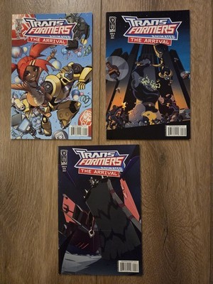 Transformers Animated The Arrival #1 Cover A #2 Cover A & #4 Cover B